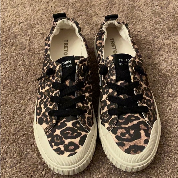 tretorn animal print sneakers